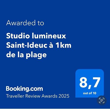 Studio Lumineux Saint-Ideuc A 1Km De La Plage מראה חיצוני תמונה